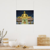 Thailand, Koh Samui eiland. Grote Boeddha. Poster (Keuken)