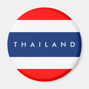 Thailand land vlag natie symbool naam tekst magneet