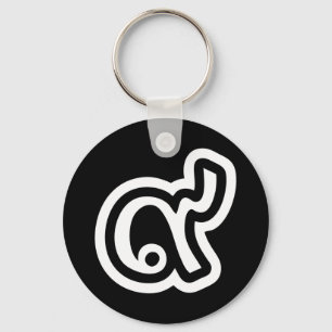 Thailand Lucky Number 9 / Nine / ๙ (Gao/Kao) Thai Sleutelhanger