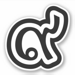 Thailand Lucky Number 9 / Nine / ๙ (Gao/Kao) Thai Sticker