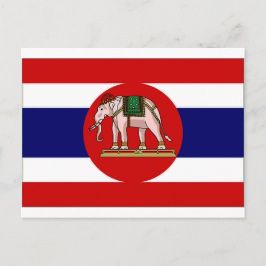 Thailand Naval Ensign Briefkaart (Voorkant)