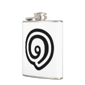 Thailand Nummer 1 / Een / ๑ (Nueng) Thaise Taal Heupfles (Links)