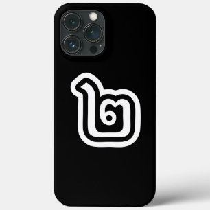 Thailand Nummer 2 / Twee / ๒ (Song) Thais Schrift iPhone 13 Pro Max Hoesje