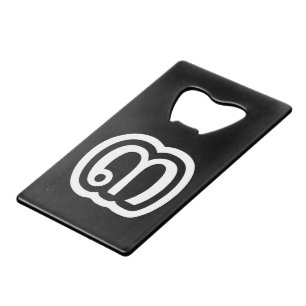 Thailand Nummer 3 / Drie / ๓ (Sam) Thais schrift Kredietkaart Flessenopener