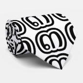 Thailand nummer 3 / Drie / ๓ (Sam) Thaise script Stropdas (Opgerold)