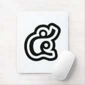 Thailand nummer 5 / Vijf / ๕ (Haa/Ha) Thaise scrip Muismat (Met muis)