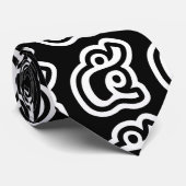 Thailand nummer 5 / Vijf / ๕ (Haa/Ha) Thaise scrip Stropdas (Opgerold)