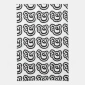 Thailand nummer 5 / Vijf / ๕ (Haa/Ha) Thaise scrip Theedoek (Verticaal)