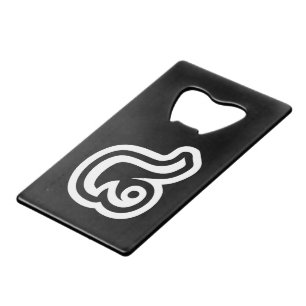 Thailand Nummer 8 / Acht / ๘ (Bad/Paet) Thais Kredietkaart Flessenopener
