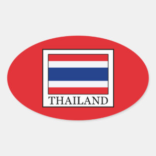 Thailand Ovale Sticker