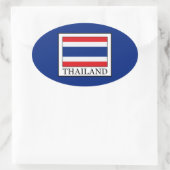 Thailand Ovale Sticker (Tas)