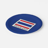 Thailand Papieren Bordje (Gekanteld)