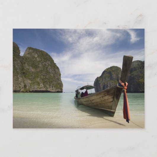 Thailand, Phi Phi Lay Island, Maya Bay. Briefkaart (Voorkant)