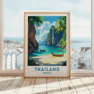 Thailand Phuket Reisposter Muurkunst Poster