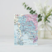 Thailand-plattegrond briefkaart (Staand voorkant)