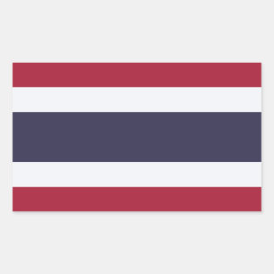 Thailand Rechthoekige Sticker
