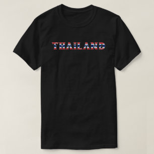 THAILAND Speciale  zwarte toerist T-shirt