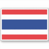 Thailand State Flag Sticker (Voorkant)