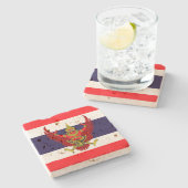 Thailand Stenen Onderzetter (Zijkant)