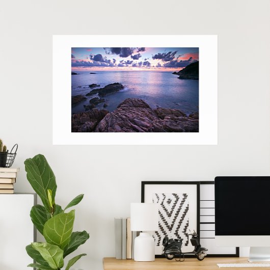 Thailand Sunrise Horizontal Poster (Thuiskantoor)