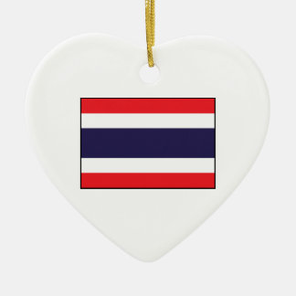 Thailand - Thaise vlag Keramisch Ornament