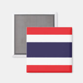 Thailand - Thaise vlag Magneet (Voorkant / Achterkant)