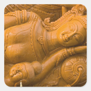 Thailand, Ubon Ratchathani, Kaarsenfestival, 3 Vierkante Sticker
