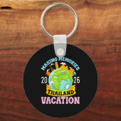 Thailand Vacation 2026 Travel Making Memories Fami Sleutelhanger (Voorkant)