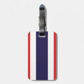 Thailand vlag bagagelabel (Achterkant verticaal)