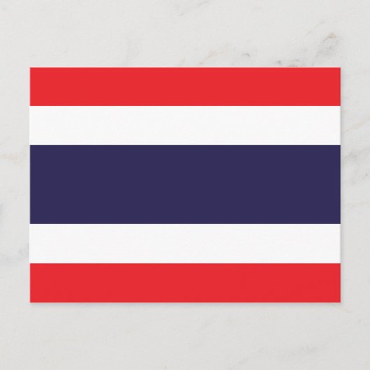 Thailand vlag briefkaart (Voorkant)