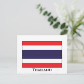 Thailand vlag briefkaart (Staand voorkant)