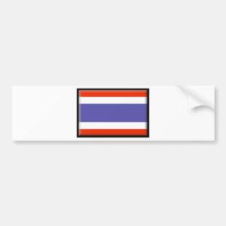 Thailand vlag bumpersticker