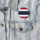 Thailand Vlag Charmante Patriottische Button (In situ)