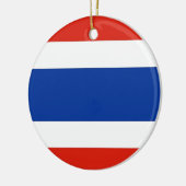 Thailand vlag keramisch ornament (Links)