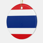 Thailand vlag keramisch ornament (Links)
