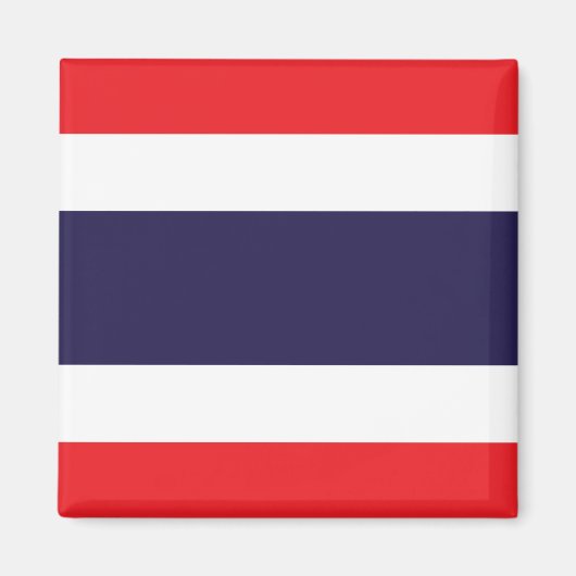 Thailand vlag magneet (Voorkant)