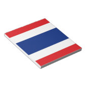 Thailand vlag notitieblok (Schuin)
