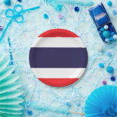 Thailand vlag papieren bordje (Feest)