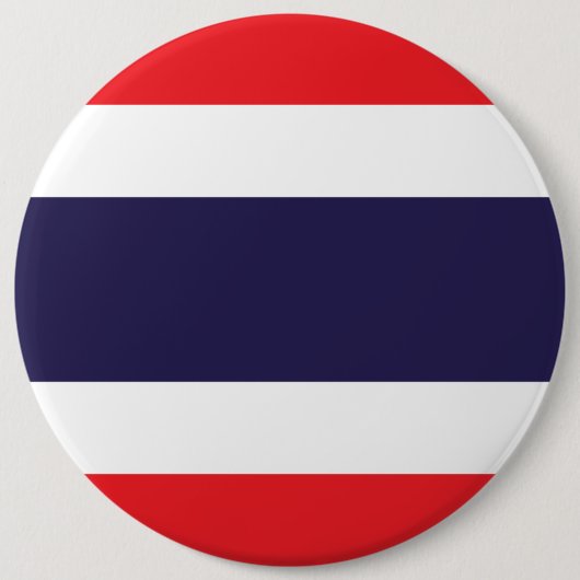 Thailand vlag ronde button 6,0 cm (Voorkant)
