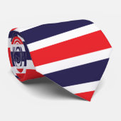 Thailand vlag stropdas (Opgerold)