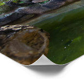 Thailand Waterval Poster (Hoek)