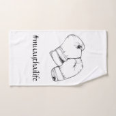 Thaïlandais muay de gants de boxe (Serviette à main)