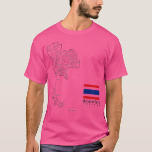 Thaïlande Est2021 Chemise Thaïlande Tshirt Thaïlan