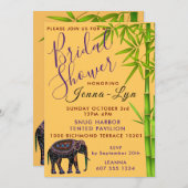 Thaïlande Invitation à la douche nuptiale (Devant / Derrière)