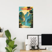 Thaïlande Poster traditionnel des voyages (Bureau à domicile)