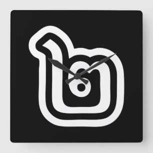 Thais Manuscript 2/Twee/2 van Thailand van Nummer Vierkante Klok