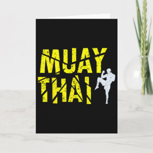 Thaise Boksen - Muay Thai Bokser Kickboksen Kaart