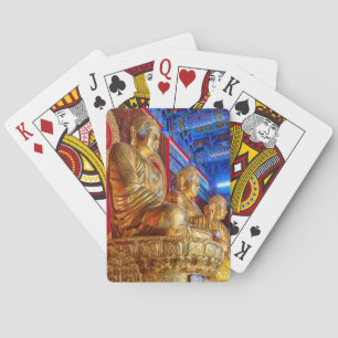 Thaise China Boeddha-beeld standbeeld Pokerkaarten