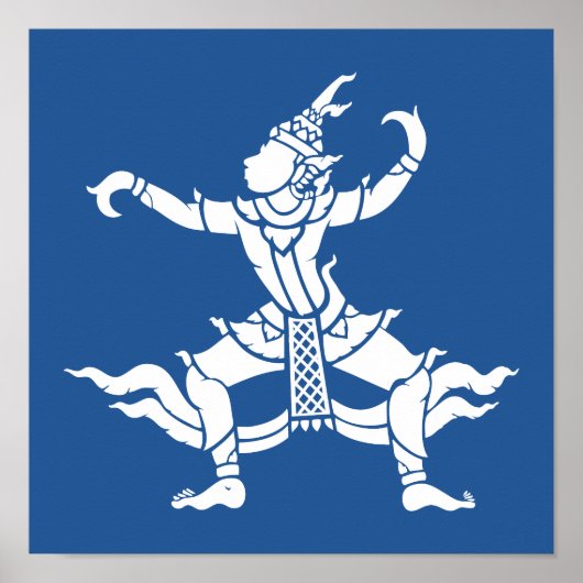 Thaise Danser ⚠ Thailand Waarschuwing ⚠ Poster (Voorkant)