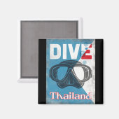 Thaise duikmasker magneet (Voorkant / Achterkant)